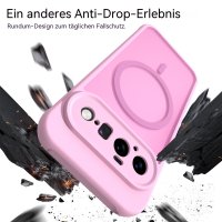 Magsafe Handyhülle für Google Pixel 11 Matt Case Schutzhülle Kratzfest Magnet Hülle Pink