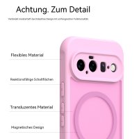 Magsafe Handyhülle für Google Pixel 11 Matt Case Schutzhülle Kratzfest Magnet Hülle Pink