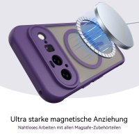 Magsafe Handyhülle für Google Pixel 11 Matt Case Schutzhülle Kratzfest Magnet Hülle Lila