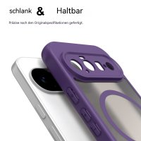 Magsafe Handyhülle für Google Pixel 11 Matt Case Schutzhülle Kratzfest Magnet Hülle Lila