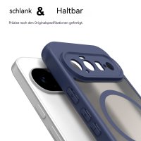 Magsafe Handyhülle für Google Pixel 11 Matt Case Schutzhülle Kratzfest Magnet Hülle Blau