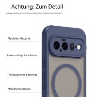 Magsafe Handyhülle für Google Pixel 11 Matt Case Schutzhülle Kratzfest Magnet Hülle Blau