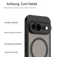 Magsafe Handyhülle für Google Pixel 11 Pro Matt Case Schutzhülle Kratzfest Magnet Hülle Schwarz