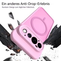 Magsafe Handyhülle für Google Pixel 11 Pro Matt Case Schutzhülle Kratzfest Magnet Hülle Pink
