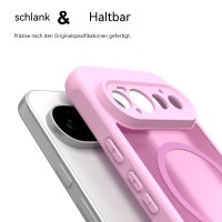 Magsafe Handyhülle für Google Pixel 11 Pro Matt Case Schutzhülle Kratzfest Magnet Hülle Pink