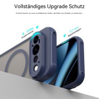 Magsafe Handyhülle für Google Pixel 11 Pro Matt Case Schutzhülle Kratzfest Magnet Hülle Blau