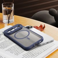 Magsafe Handyhülle für Google Pixel 11 Pro Matt Case Schutzhülle Kratzfest Magnet Hülle Blau