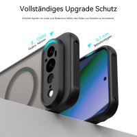 Magsafe Handyhülle für Google Pixel 11 Pro XL Matt Case Schutzhülle Kratzfest Magnet Hülle Schwarz