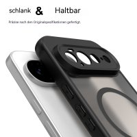 Magsafe Handyhülle für Google Pixel 11 Pro XL Matt Case Schutzhülle Kratzfest Magnet Hülle Schwarz