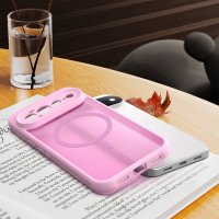 Magsafe Handyhülle für Google Pixel 11 Pro XL Matt Case Schutzhülle Kratzfest Magnet Hülle Pink