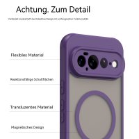 Magsafe Handyhülle für Google Pixel 11 Pro XL Matt Case Schutzhülle Kratzfest Magnet Hülle Lila