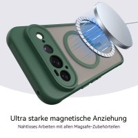 Magsafe Handyhülle für Google Pixel 11 Pro XL Matt Case Schutzhülle Kratzfest Magnet Hülle Grün