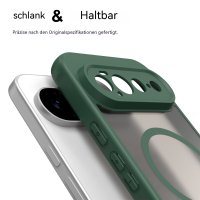 Magsafe Handyhülle für Google Pixel 11 Pro XL Matt Case Schutzhülle Kratzfest Magnet Hülle Grün