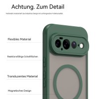 Magsafe Handyhülle für Google Pixel 11 Pro XL Matt Case Schutzhülle Kratzfest Magnet Hülle Grün