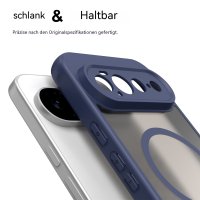 Magsafe Handyhülle für Google Pixel 11 Pro XL Matt Case Schutzhülle Kratzfest Magnet Hülle Blau