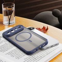 Magsafe Handyhülle für Google Pixel 11 Pro XL Matt Case Schutzhülle Kratzfest Magnet Hülle Blau