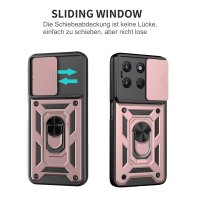 Outdoor Hülle für Motorola Moto G37 / G47 Kameraschutz Ring Case Rosegold