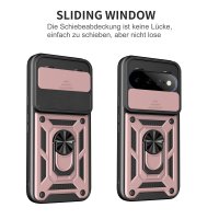 Outdoor Panzer Hülle für Google Pixel 11 / 11 Pro Handyhülle mit Kameraschutz Ringhalter Cover Rosegold