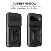 Outdoor Panzer Hülle für Google Pixel 11 Pro XL Handyhülle mit Kameraschutz Ringhalter Cover Schwarz