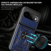 Outdoor Panzer Hülle für Google Pixel 11 Pro XL Handyhülle mit Kameraschutz Ringhalter Cover Blau