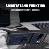 Outdoor Panzer Hülle für Google Pixel 11 Pro XL Handyhülle mit Kameraschutz Ringhalter Cover Blau