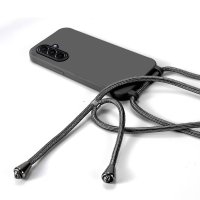 Handykette für Samsung Galaxy A27 Hanyhülle mit Band Hülle mit Kodel Smartphone Halskette Schwarz