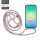Handykette für Samsung Galaxy A27 Hanyhülle mit Band Hülle mit Kodel Smartphone Halskette Rosa