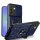 Outdoor Panzer Hülle für Samsung Galaxy A27 mit Kameraschutz Ringhalter Blau