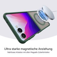 Handyhülle Magnet Case Schutzhülle Kratzfest für Samsung Galaxy Z Flip 8 Grün