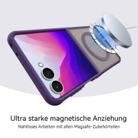 Handyhülle Magnet Case Schutzhülle Kratzfest für Samsung Galaxy Z Flip 8 Lila