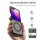 Handyhülle Magnet Case Schutzhülle Kratzfest für Samsung Galaxy Z Flip 8 Schwarz