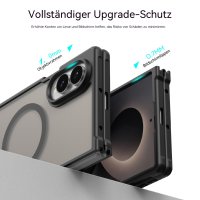 Handyhülle Magnet Case Schutzhülle Kratzfest für Samsung Galaxy Z Fold 8 Schwarz