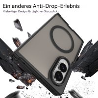 Handyhülle Magnet Case Schutzhülle Kratzfest für Samsung Galaxy Z Fold 8 Schwarz