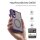 Handyhülle Magnet Case Schutzhülle Kratzfest für Samsung Galaxy Z Fold 8 Lila