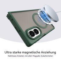 Handyhülle Magnet Case Schutzhülle Kratzfest für Samsung Galaxy Z Fold 8 Grün