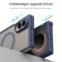 Handyhülle Magnet Case Schutzhülle Kratzfest für Samsung Galaxy Z Fold 8 Blau