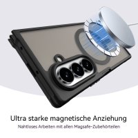 Handyhülle Magnet Case Schutzhülle Kratzfest für Samsung Galaxy Z Fold 8 Ultra Schwarz