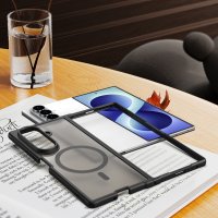 Handyhülle Magnet Case Schutzhülle Kratzfest für Samsung Galaxy Z Fold 8 Ultra Schwarz