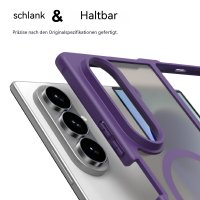 Handyhülle Magnet Case Schutzhülle Kratzfest für Samsung Galaxy Z Fold 8 Ultra Lila