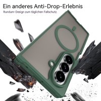 Handyhülle Magnet Case Schutzhülle Kratzfest für Samsung Galaxy Z Fold 8 Ultra Grün