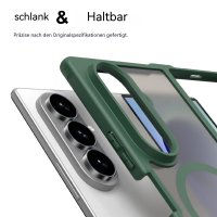 Handyhülle Magnet Case Schutzhülle Kratzfest für Samsung Galaxy Z Fold 8 Ultra Grün