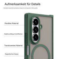 Handyhülle Magnet Case Schutzhülle Kratzfest für Samsung Galaxy Z Fold 8 Ultra Grün