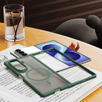 Handyhülle Magnet Case Schutzhülle Kratzfest für Samsung Galaxy Z Fold 8 Ultra Grün