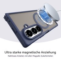Handyhülle Magnet Case Schutzhülle Kratzfest für Samsung Galaxy Z Fold 8 Ultra Blau