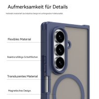 Handyhülle Magnet Case Schutzhülle Kratzfest für Samsung Galaxy Z Fold 8 Ultra Blau