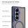 Handyhülle Magnet Case Schutzhülle Kratzfest für Samsung Galaxy Z Fold 8 Ultra Blau