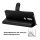 betterfon | Nokia 2.4 Hülle Handy Tasche Handyhülle Etui Wallet Case Schutzhülle mit Magnetverschluss/Kartenfächer für Nokia 2.4 Schwarz