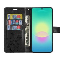 Handy Tasche für Samsung Galaxy A27 Hülle Handyhülle Klapphülle Wallet Case A27 Schwarz