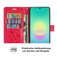 Handy Tasche für Samsung Galaxy A27 Hülle Handyhülle Klapphülle Wallet Case A27 Rot