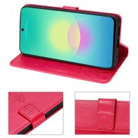 Handy Tasche für Samsung Galaxy A27 Hülle Handyhülle Klapphülle Wallet Case A27 Rot